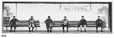 Pedestrians -- Men Passengers Seated