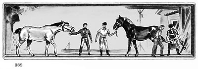 4 Blacksmiths & 2 horses