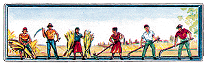 Workers -- Harvesters #1 pkg(6)