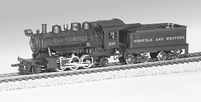2-6-2 Prairie Steam Powered -- N&W w/Tender