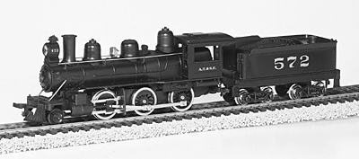 2-6-0 Loco ATSF w/Tender