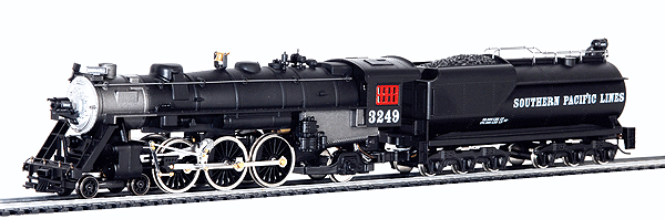 4-6-2 Light Pacific w/Vanderbilt Tender - Standard DC -- Southern Pacific