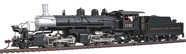 2-6-6-2 Articulated w/Tender w/Sound & DCC -- Norfolk & Western #1192 (black, silver)