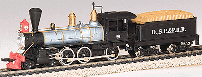 Steam 4-6-0 10 Wheeler Powered -- Denver, South Park & Pacific