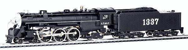 4-6-2 Light Pacific w/Long-Haul Tender - Standard DC -- Santa Fe