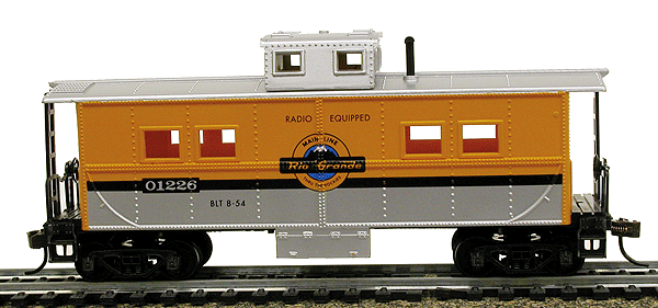 36' Steel Caboose -- Denver & Rio Grande Western