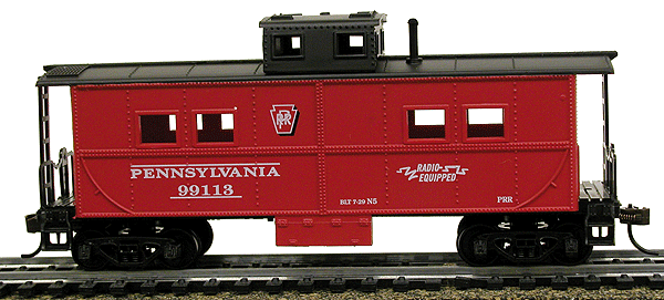 36' Steel Caboose -- Pennsylvania Railroad