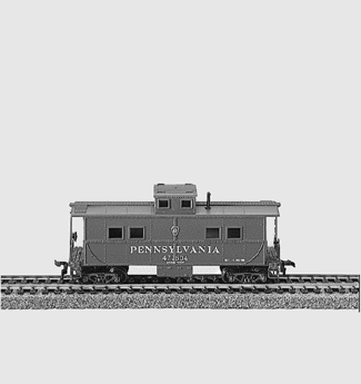 36' Center Cupola Steel Caboose -- PRR