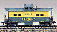 36' Center Cupola Steel Caboose -- RDG