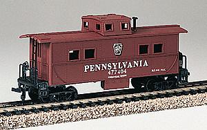 36' Center Cupola Steel Caboose -- PRR