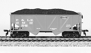 32' Hopper w/Load -- Pittsburgh & Lake Erie