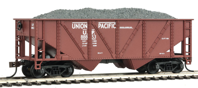 36' Hopper w/Gravel Load - Ready to Run -- Union Pacific