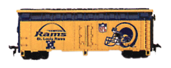 NFL Freight car -- St. Louis Rams