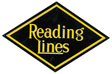 Embossed Die-Cut Metal Sign -- Reading