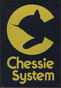 Embossed Die-Cut Metal Sign -- Chessie System