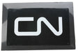 Embossed Die-Cut Metal Sign -- Canadian National