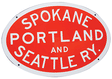 Embossed Die-Cut Metal Sign -- Spokane, Portland & Seattle