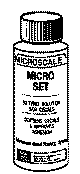 Micro Set Decal Setting Solution -- 1oz  29.6mL-1