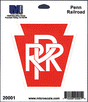 4" Die-Cut Vinyl Stickers -- Pennsylvania Railroad