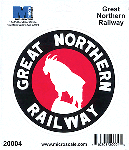 4" Die-Cut Vinyl Stickers -- Great Northern