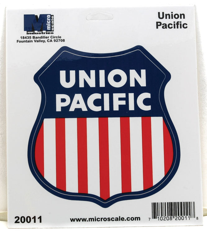 Die-Cut Vinyl Stickers -- Union Pacific (Without the word Railroad)