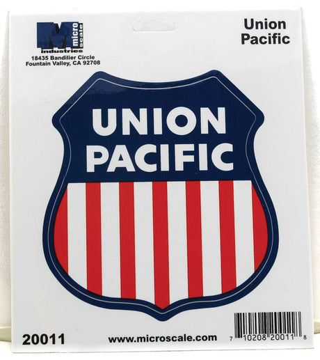 Die-Cut Vinyl Stickers -- Union Pacific (Without the word Railroad)