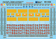 Union Pacific - UP -- Mini-Cal "Patch" Renumbered Ex-CNW, SP, SSW & DRGW Diesels (2000+)