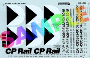 Canadian Pacific - CP -- Mini-Cal Cabooses (1969+)-1