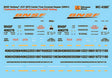 Burlington Northern & Santa Fe - BNSF -- Mini-Cal ACF Center Flow Covered Hoppers (2005+)