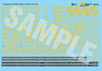 Railroad Decal Set -- Chesapeake & Ohio Steam Locomotives (1924-1961)