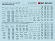 Railroad Decal Set -- GATC Airslide Data 2600, 3500 & 4160 Cu. Ft. (black)