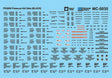Railroad Decal Set -- PD3000 Pressureaide Covered Hopper Data (black)