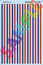 Freedom Train 1947-49 -- Striping (red, blue; use w/Lettering #601065)