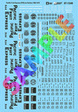 Railroad Decal Set -- Pacific Fruit Express PFE Ice Reefers 1960 - 1978-1