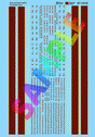 Railroad Decal Set -- Erie Lackawanna Passenger & RPO Cars