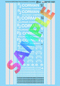 Railroad Decal Set -- RJ Corman (RJCC) Diesel Hood & Switchers