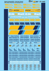 Ontario Northland - ON -- Polar Bear Express FP9A, Steam Generator & Passenger Car-2