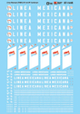 Container Decal Set -- Linea Mexicana TMMU - 20' & 40' Containers
