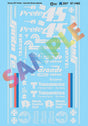 Vehicle Decal Set -- Ghost Lettering for Various Railroad-Owned Trailers (Faded Previous Owners)