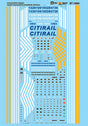 Railroad Decal Set -- CitiRail CREX ES44AC & Capital Finance CEFX AC4400CW, SD70ACe
