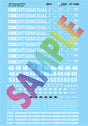 Railroad Decal Set -- CSX Intermodal CSXI 40 & 48' Well Cars