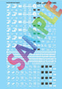 Railroad Decal Set -- Conrail Coal Hopper Rebuilds Classes G52H,L,R G25L, Testors Military Brown