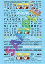 Railroad Decal Set -- Farmers Grain FarMarCo TLDX, PTLX+ PS 4427, 4750 & ACF 4650 Covered Hoppers