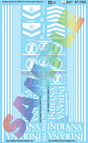 Railroad Decal Set -- Indiana Railroad INRD 2nd Generation Diesel Locomotives