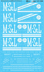 Railroad Decal Set -- Minneapolis & St. Louis MSTL 40' & 50' Boxcars