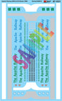 Railroad Decal Set -- Apache Railway Diesels 1998+