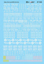 Railroad Decal Set -- Staley, Tate & Lyle (STSX) Tank Cars