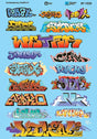 Graffiti Decal Set -- Contemporary (Set #1)