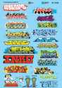Graffiti Decal Set -- Contemporary (Set #2)