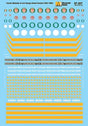 Railroad Decal Set -- Duluth, Missabe & Iron Range Hood EMD Hood Diesels 1950-1980